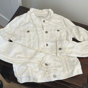J Brand White denim Jacket size small